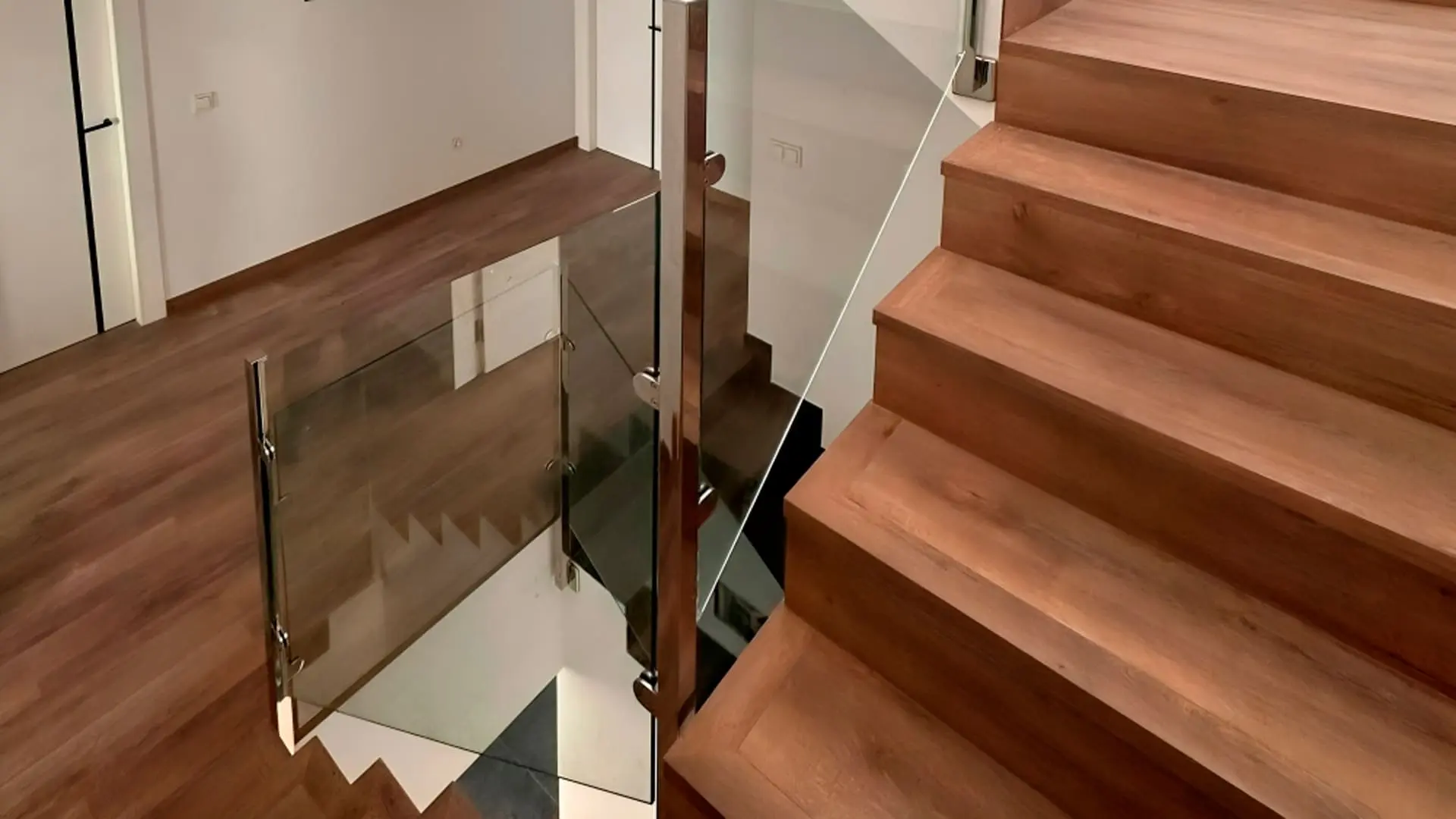 Steel and Glass Railing