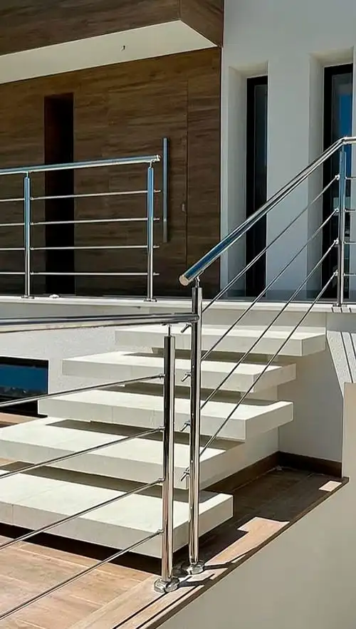 barandas de acero